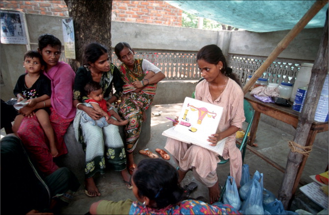 Creating awareness about the importance of family planning and reproductive health